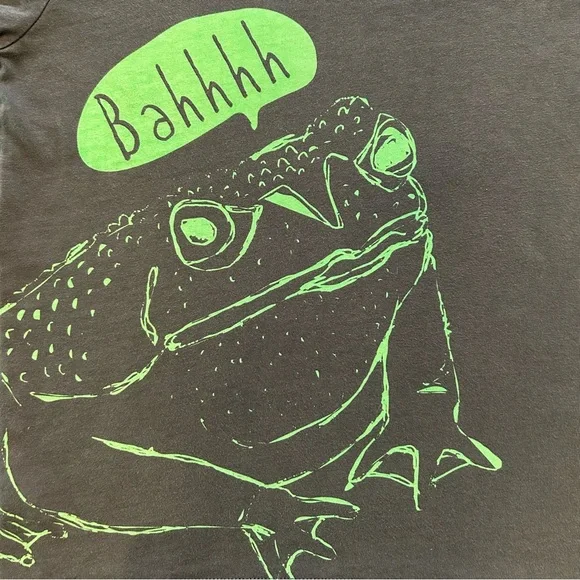 Mini Boden Size 4-5Y, Navy & Green, Frog, Short Sleeved T-Shirt, Tee - Picture 3 of 6